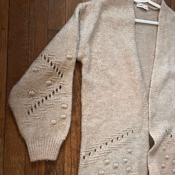 Oversized Chunky Camel Cardigan - Picture 10 of 12